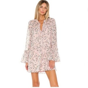 Tularosa Nathalie floral bell sleeve dress boho